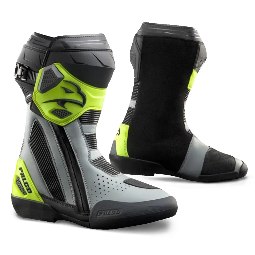 FALCO ELITE GP - BLACK/FLURO - 42