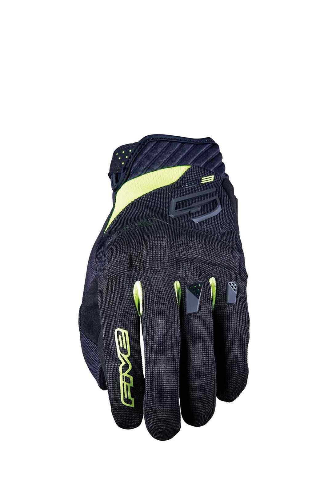 GLV FIVE RS-3 EVO  BLK/FLURO  8/S