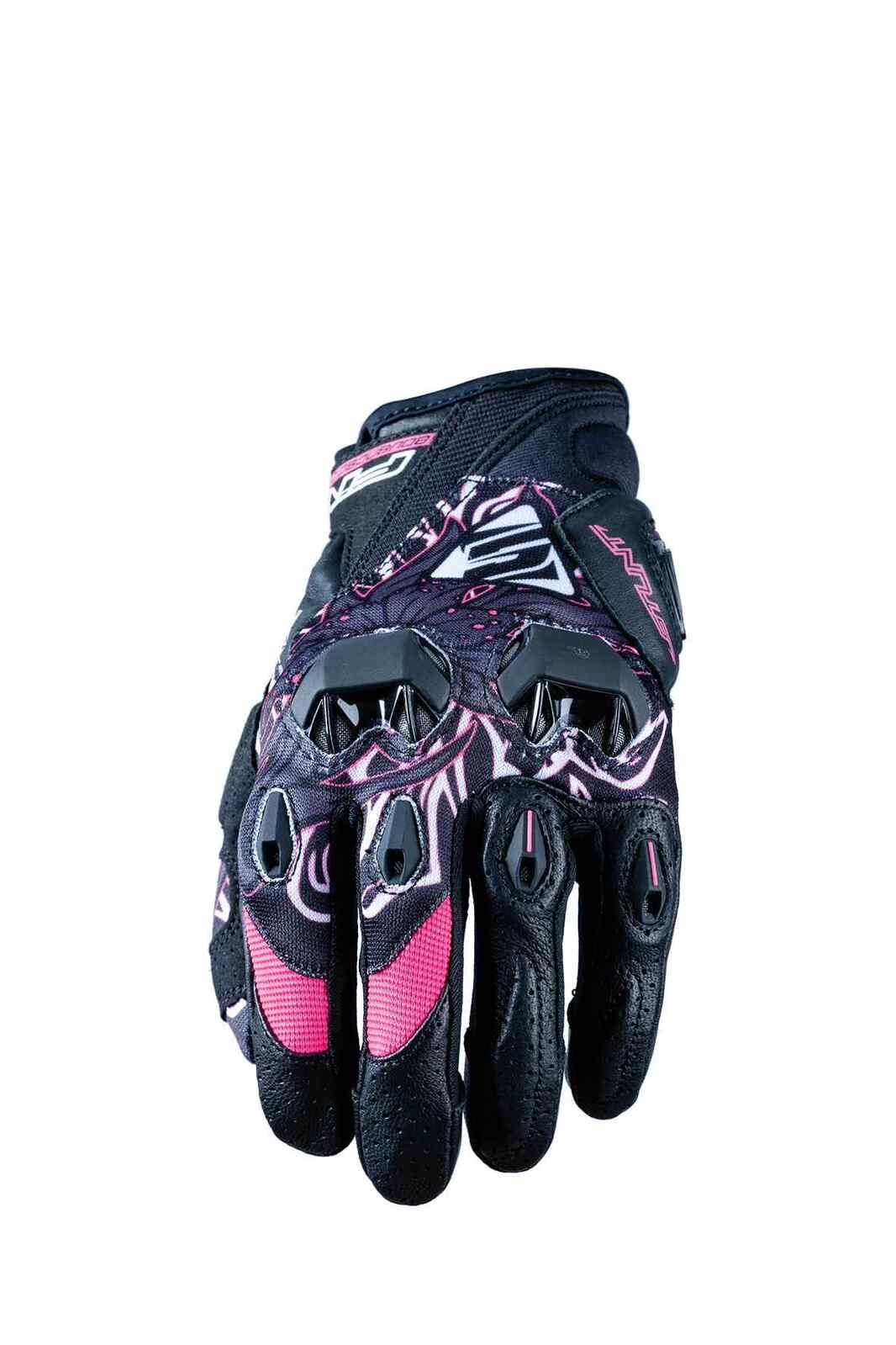 GLOVE FIVE 'STUNT EVO WOMAN' BLACK/PINK