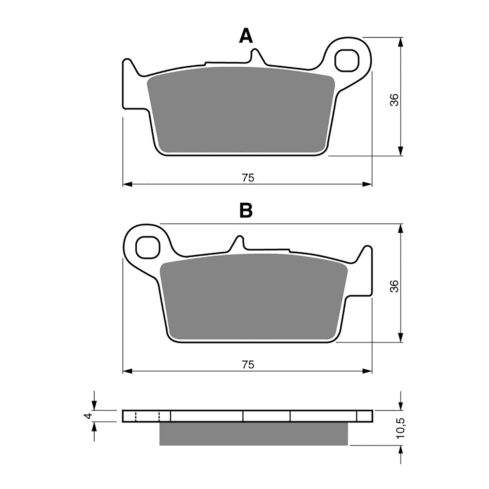 GOLDfren Brake Pads - S3 Sintered Sports