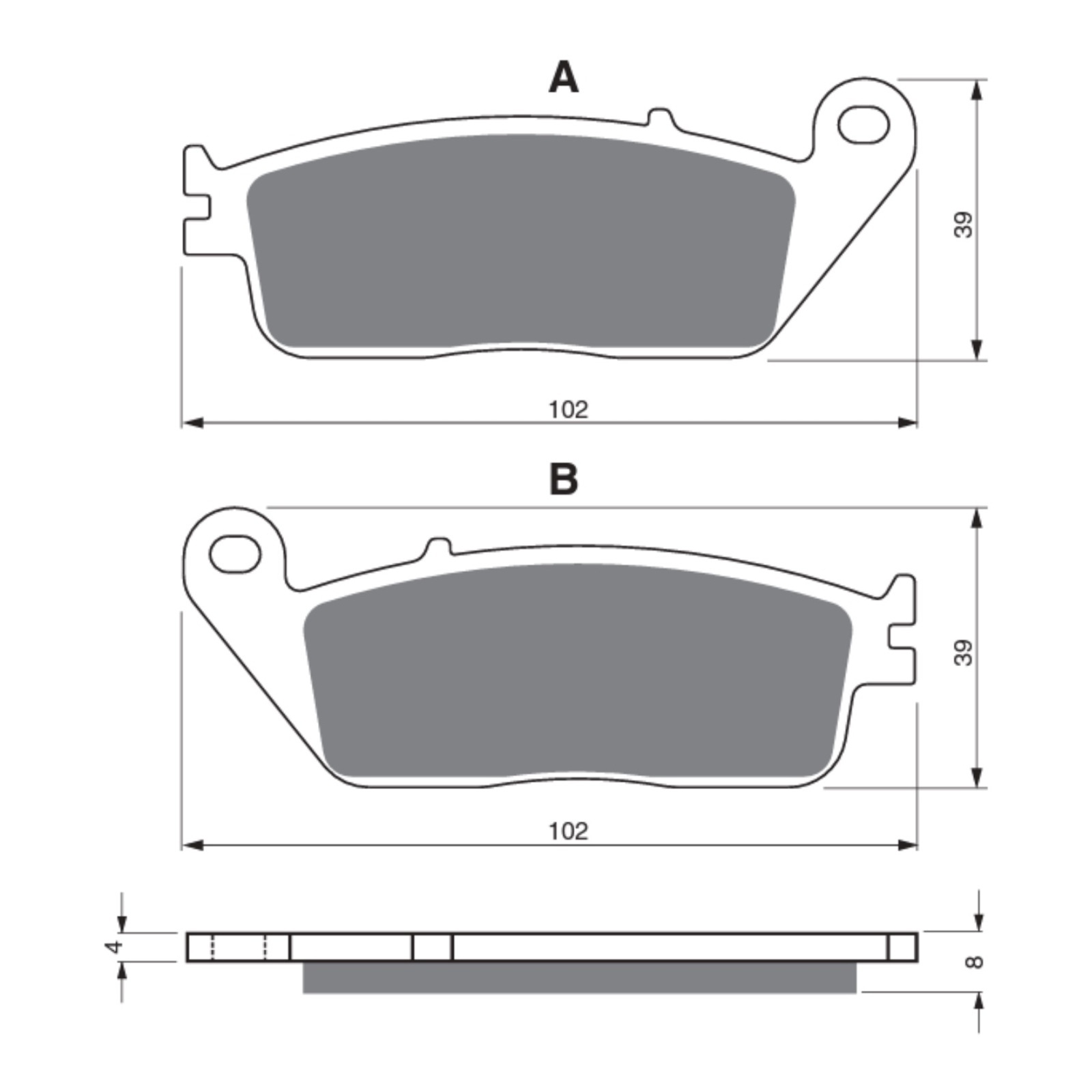 GOLDfren Brake Pads - GP5 Sintered Racing