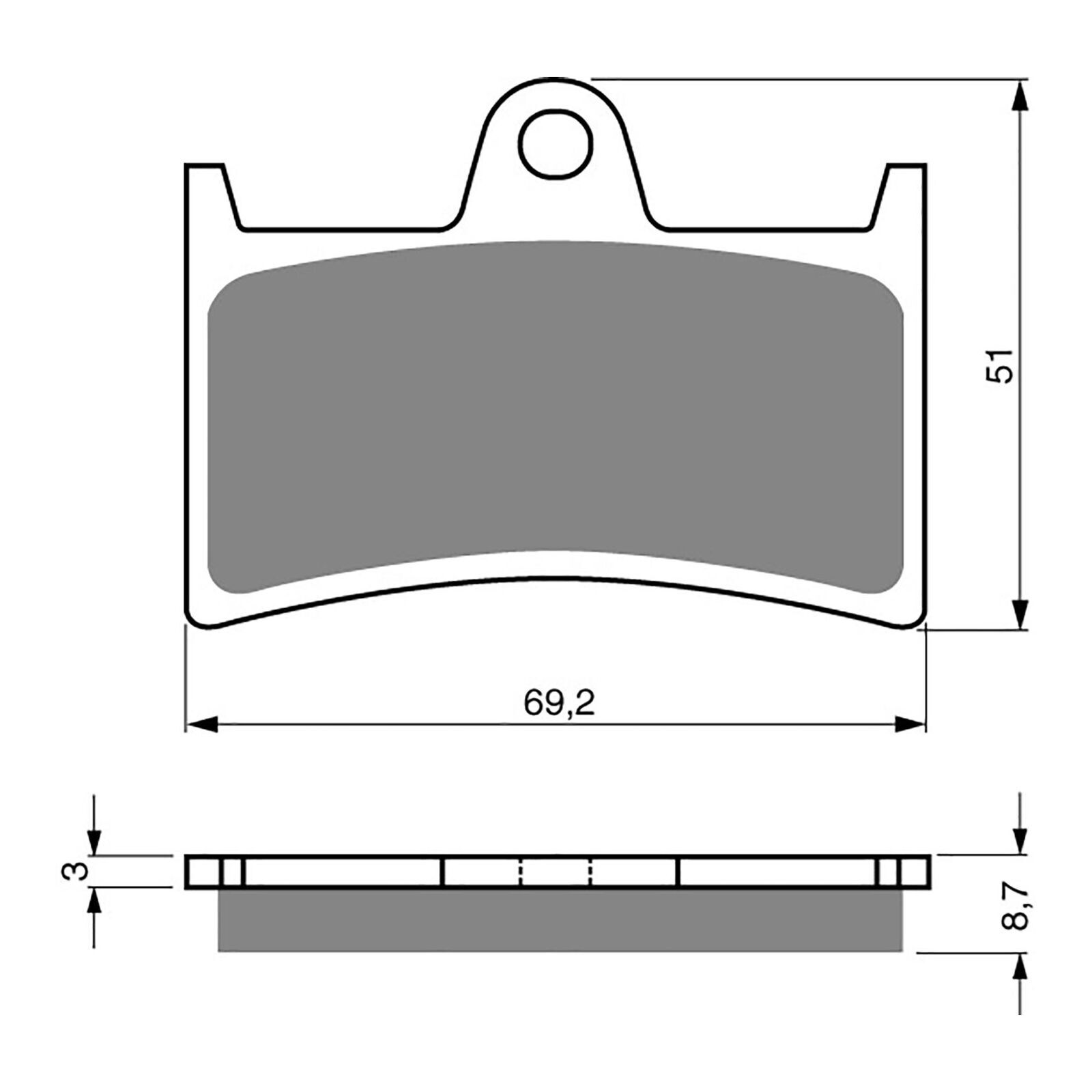 GOLDfren Brake Pads - S33 Sintered Racing