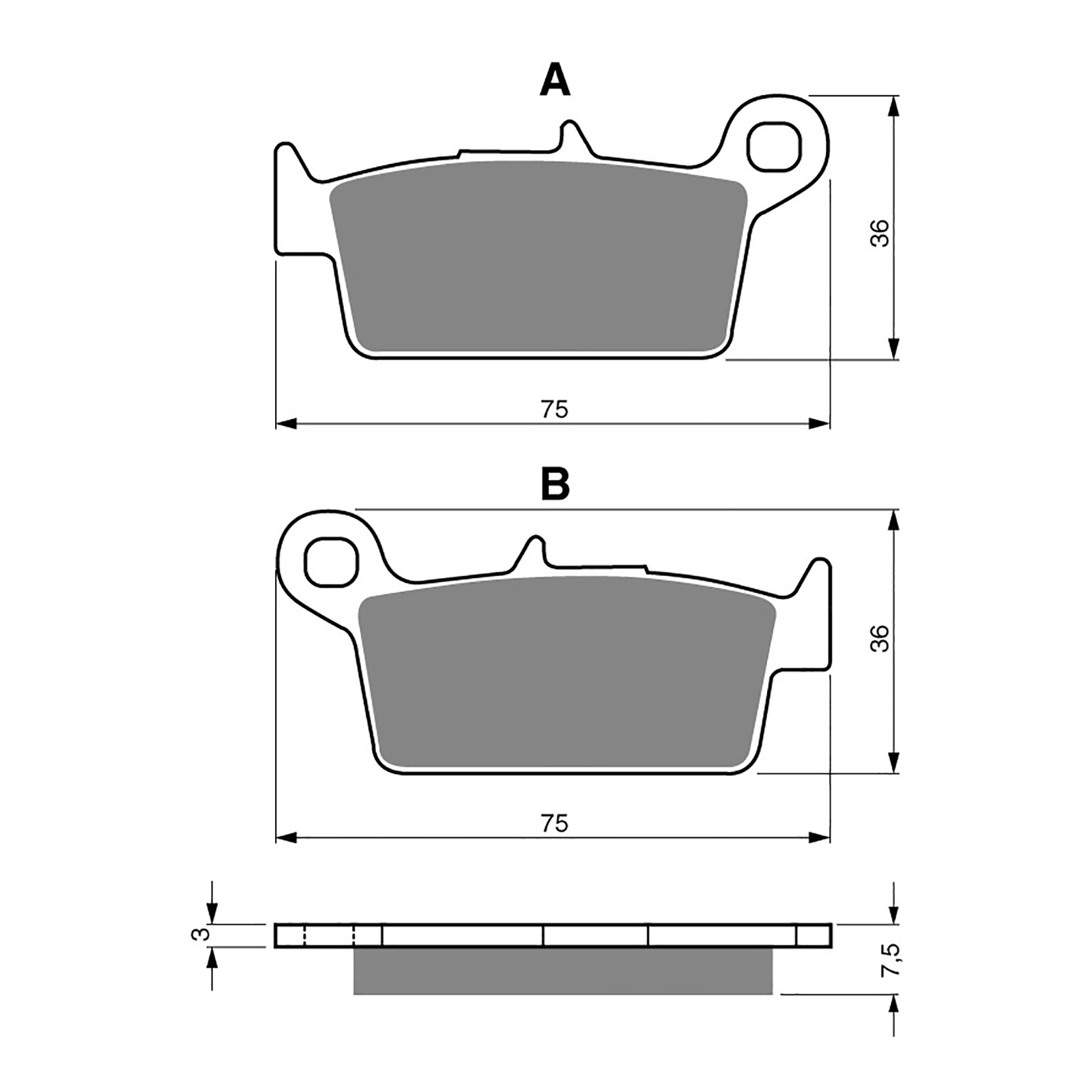 GOLDfren Brake Pads - S3 Sintered Sports