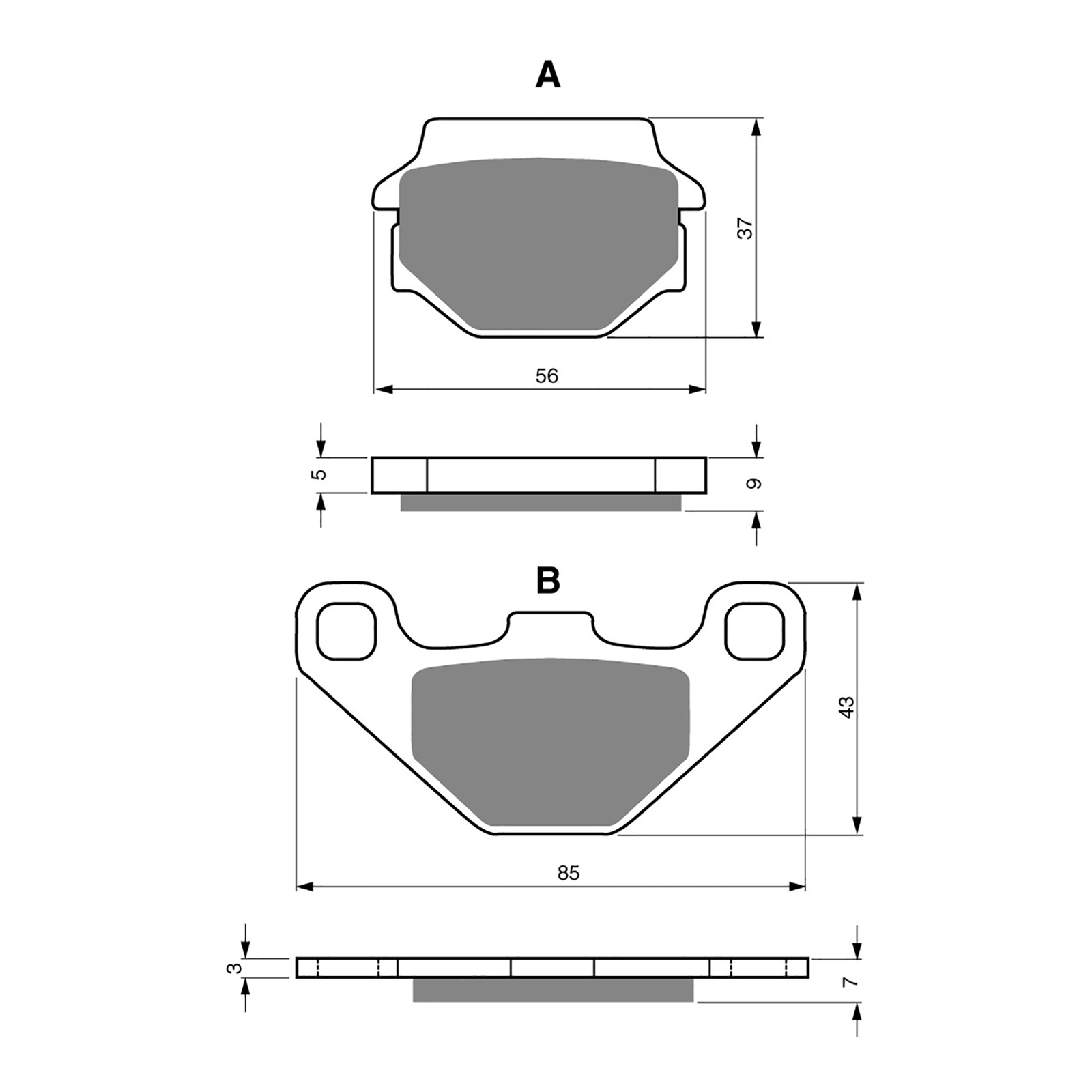 GOLDfren Brake Pads - S3 Sintered Sports