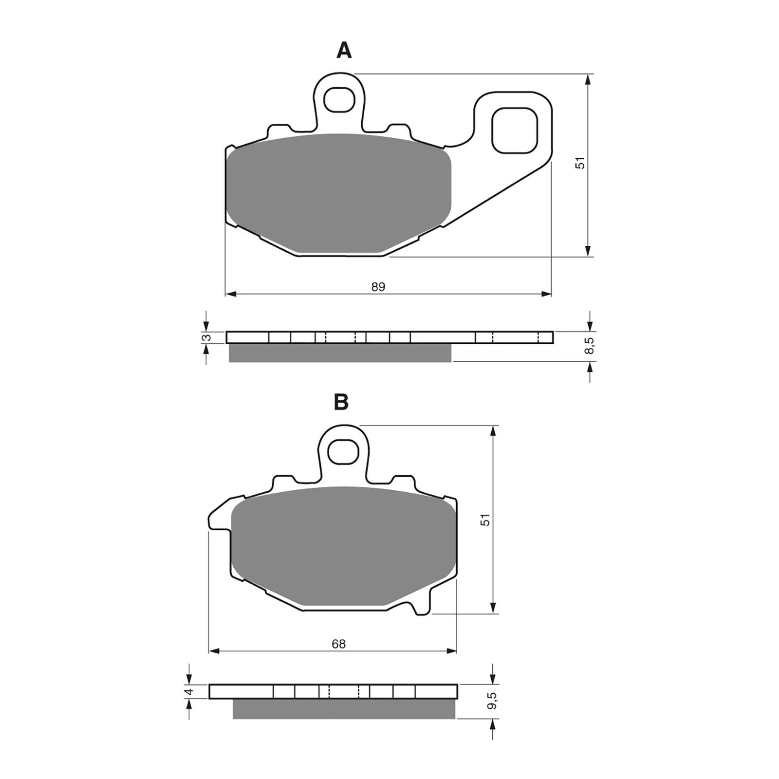 GOLDfren Brake Pads - S3 Sintered Sports