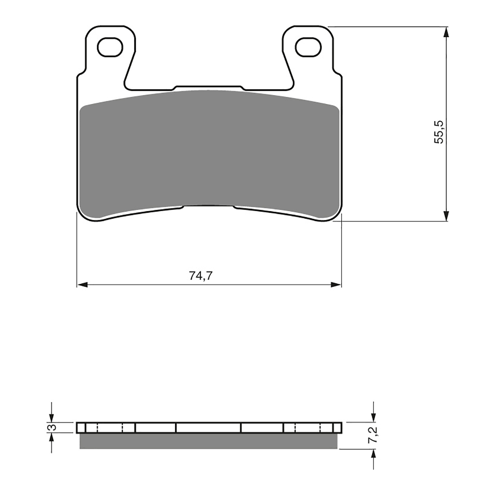 GOLDfren Brake Pads - S3 Sintered Sports