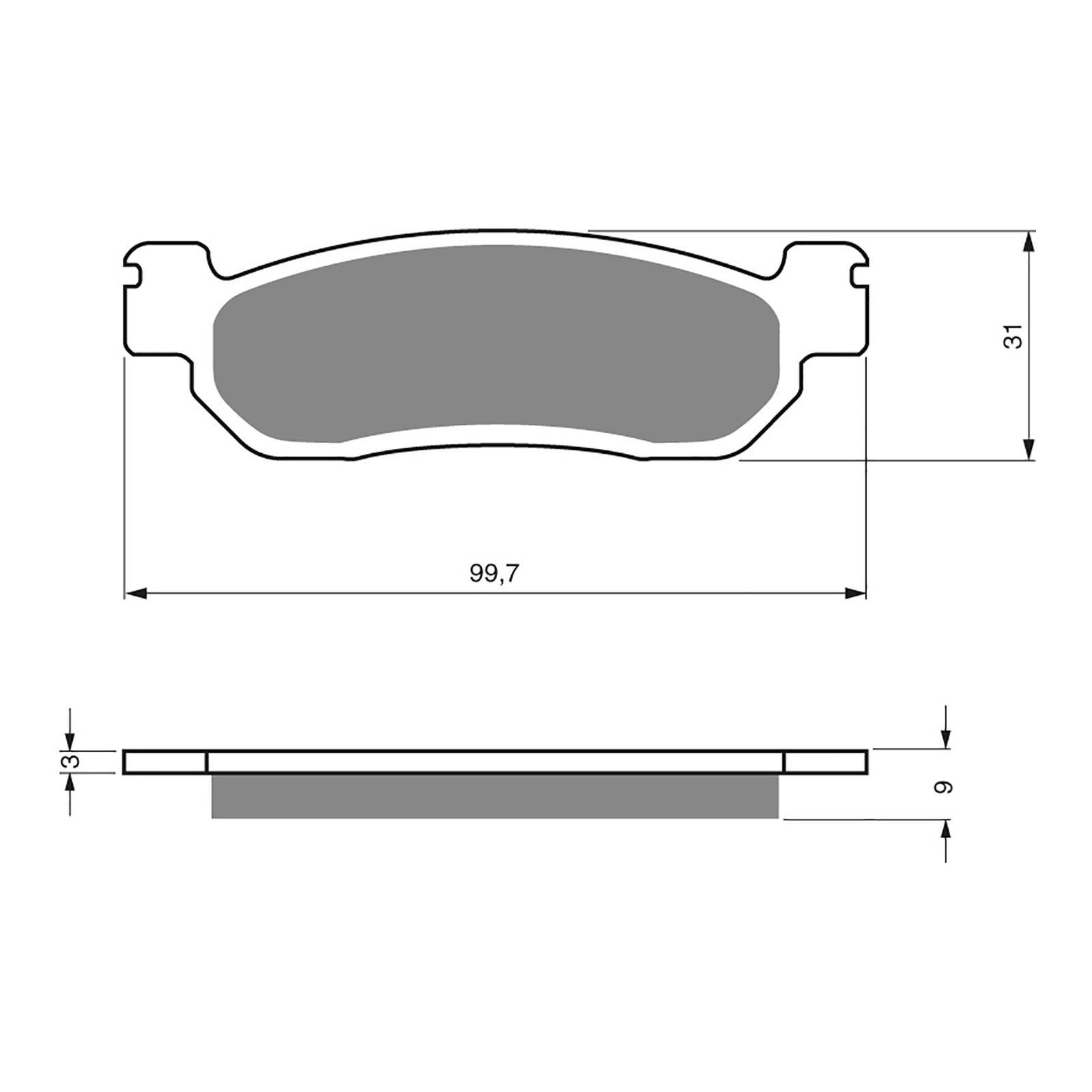 GOLDfren Brake Pads - S3 Sintered Sports