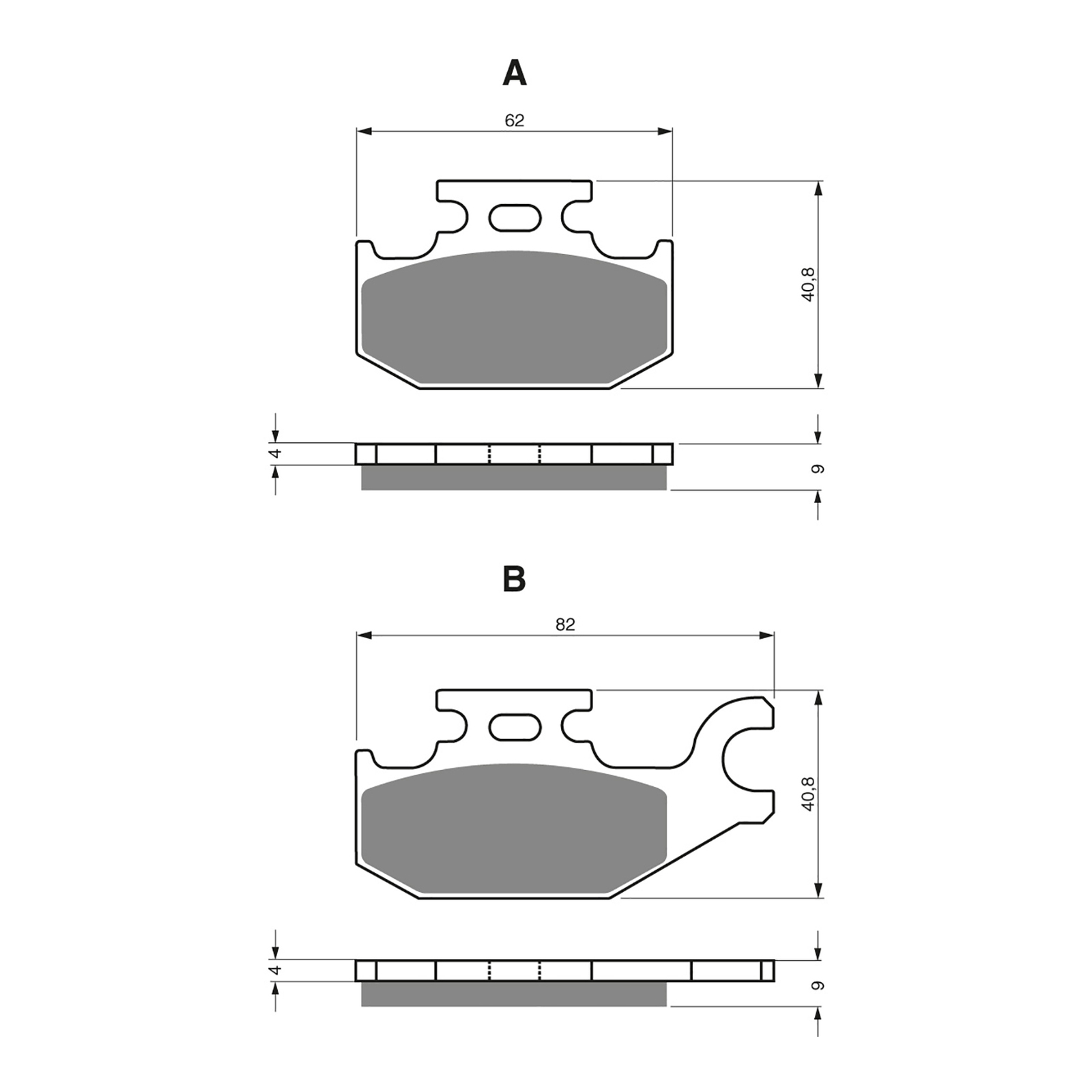 GOLDfren Brake Pads - K5 Off-Road Racing