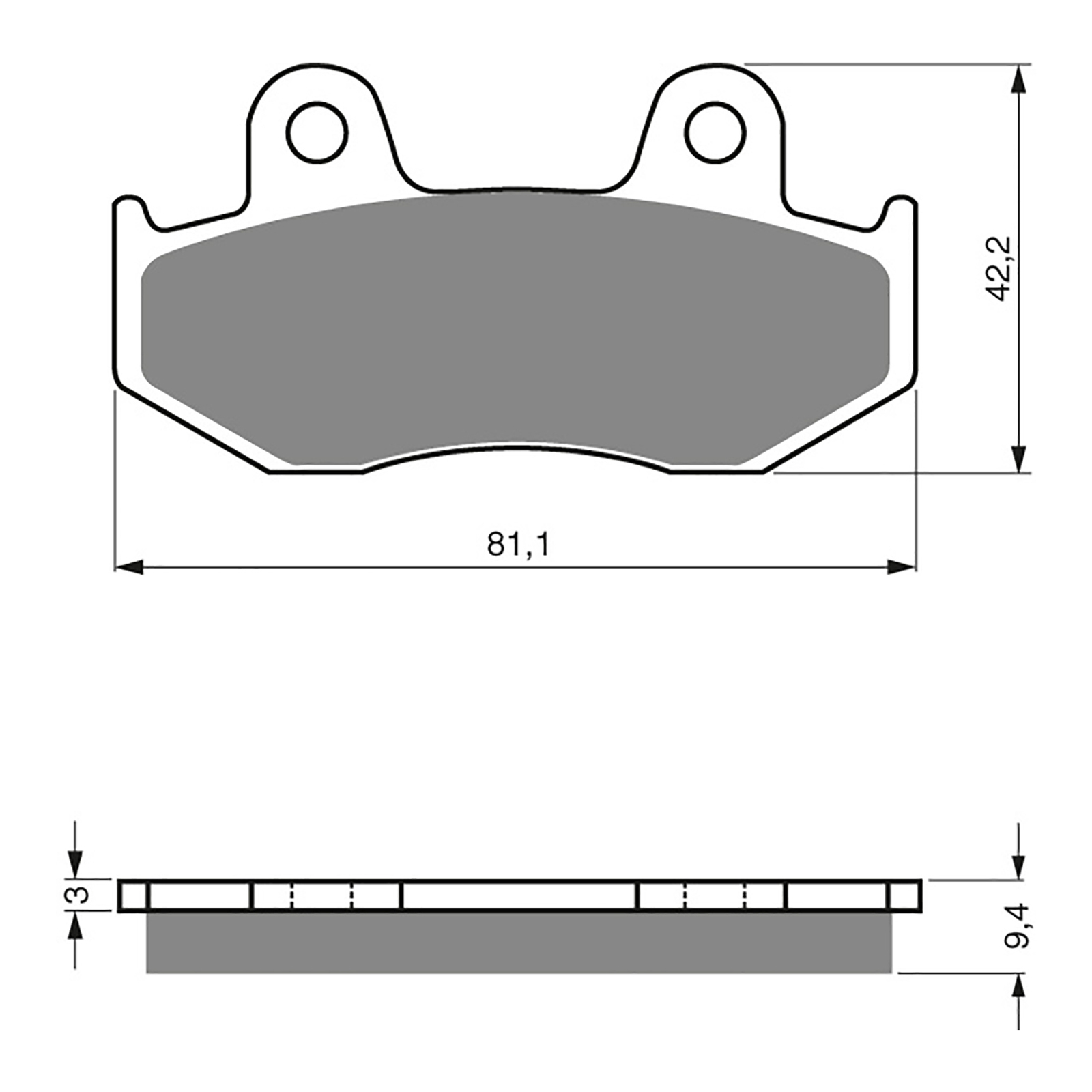 GOLDfren Brake Pads - S3 Sintered Sports