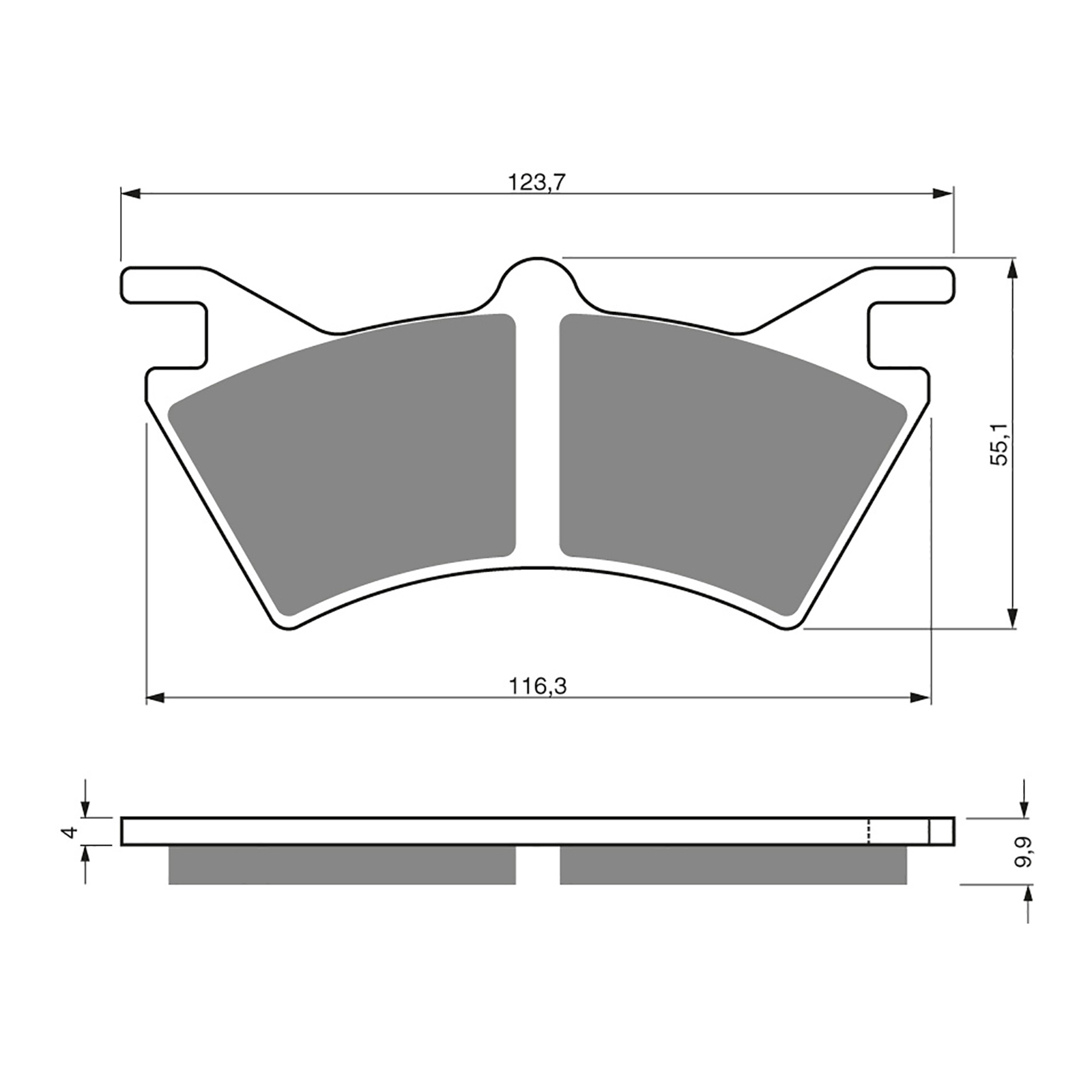 GOLDfren Brake Pads - K5 Off-Road Racing