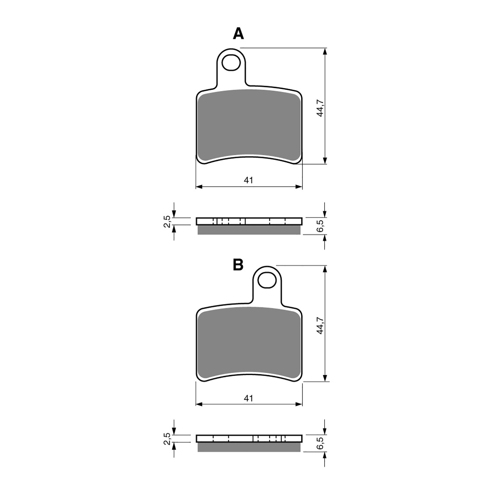 GOLDfren Brake Pads - K5 Off-Road Racing