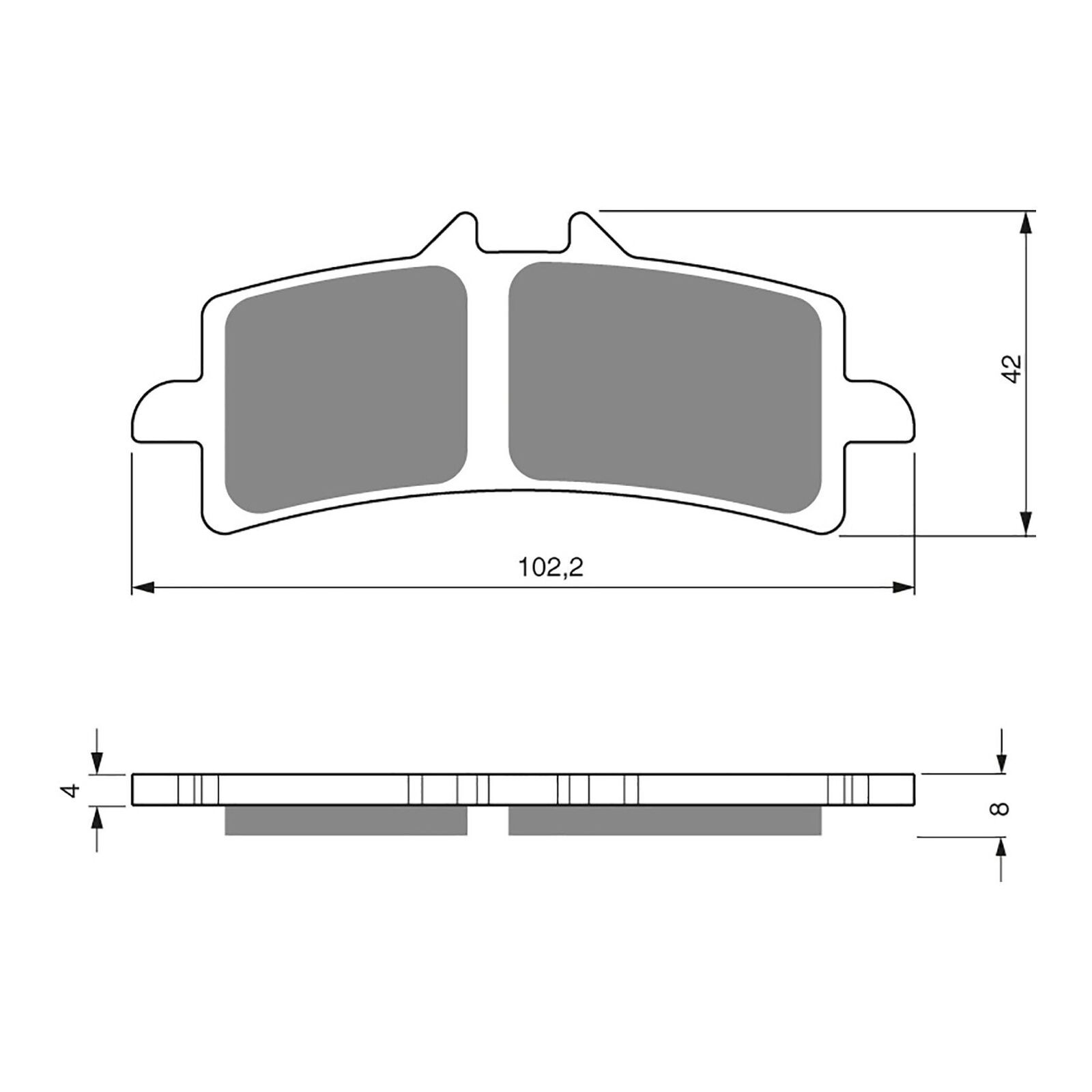 GOLDfren Brake Pads - S33 Sintered Racing