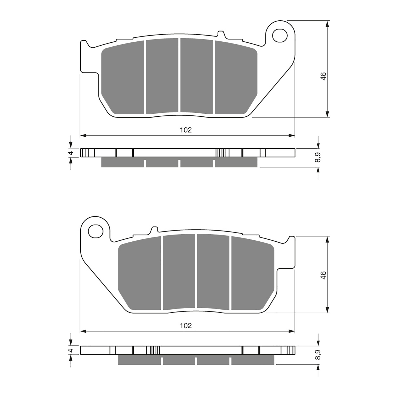 GOLDfren Brake Pads - S3 Sintered Sports