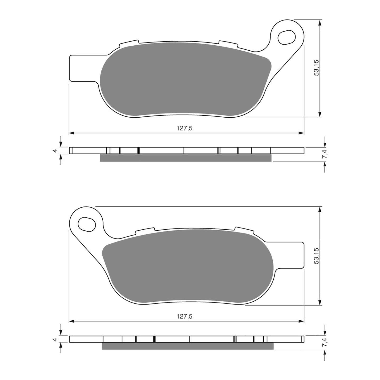 GOLDfren Brake Pads - S3 Sintered Sports