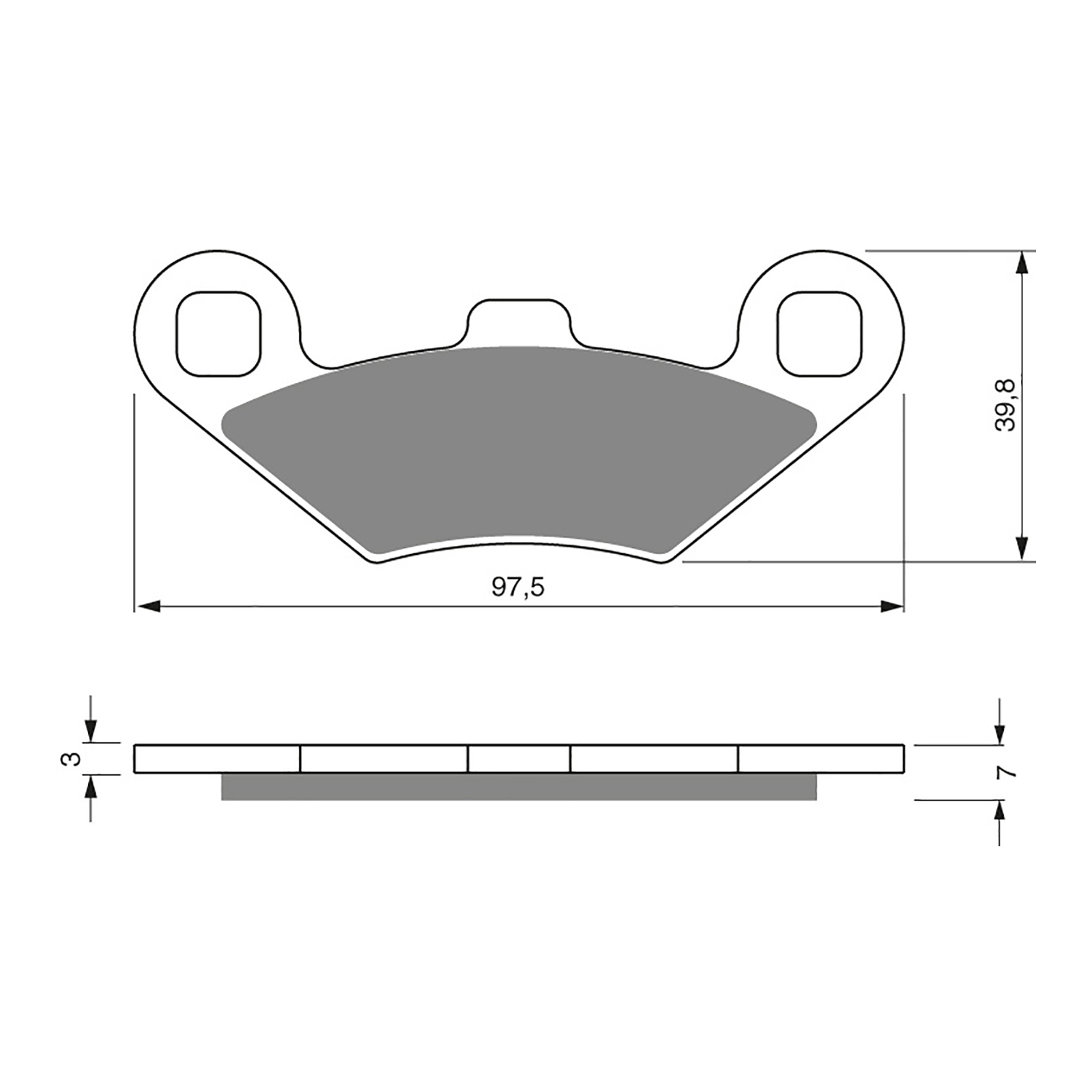 GOLDfren Brake Pads - K5 Off-Road Racing