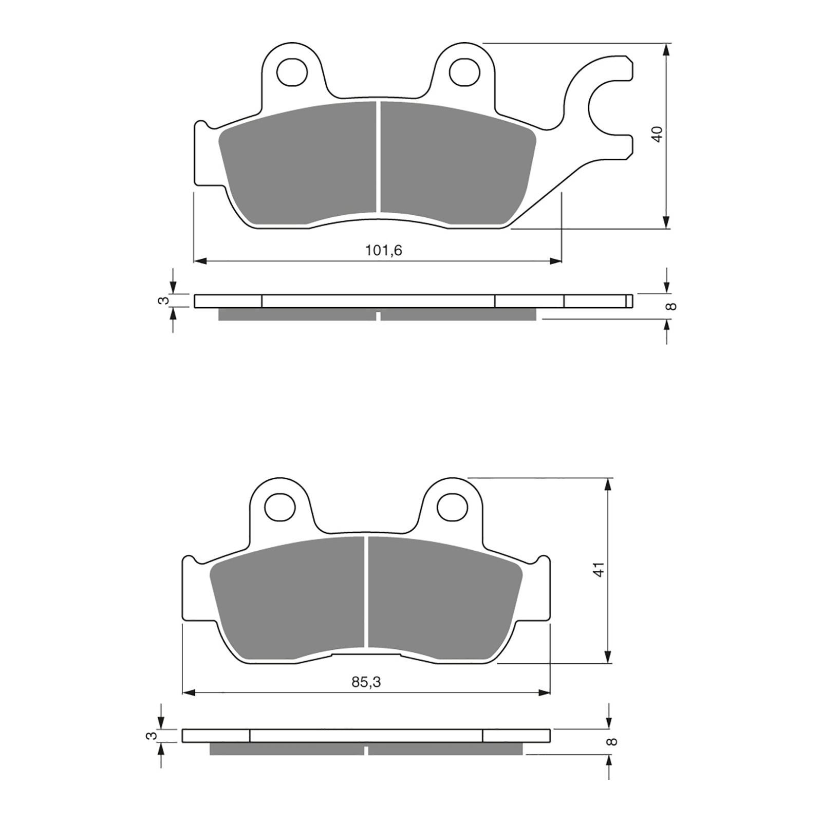 GOLDfren Brake Pads - S3 Sintered Sports