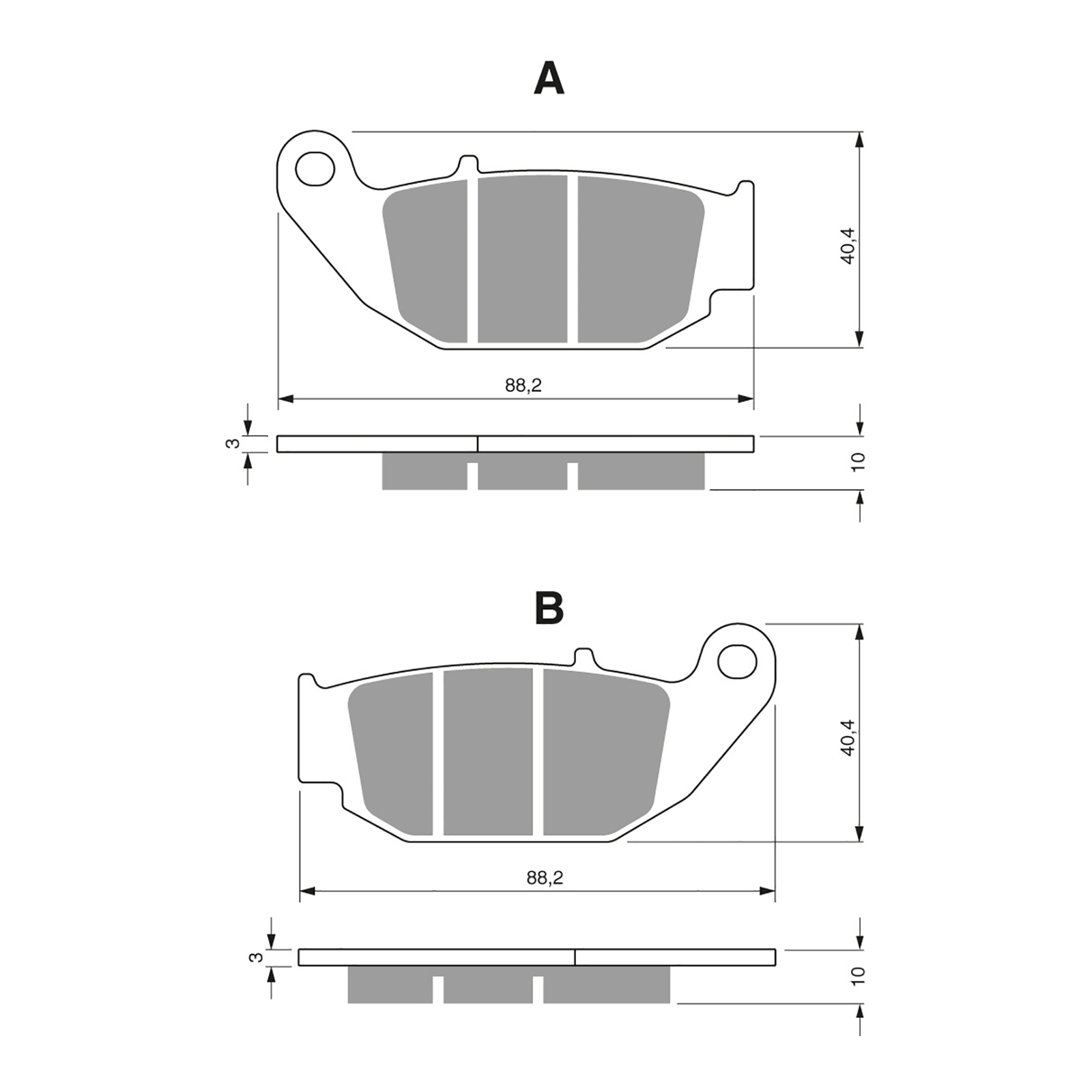 GOLDfren Brake Pads - K5 Off-Road Racing