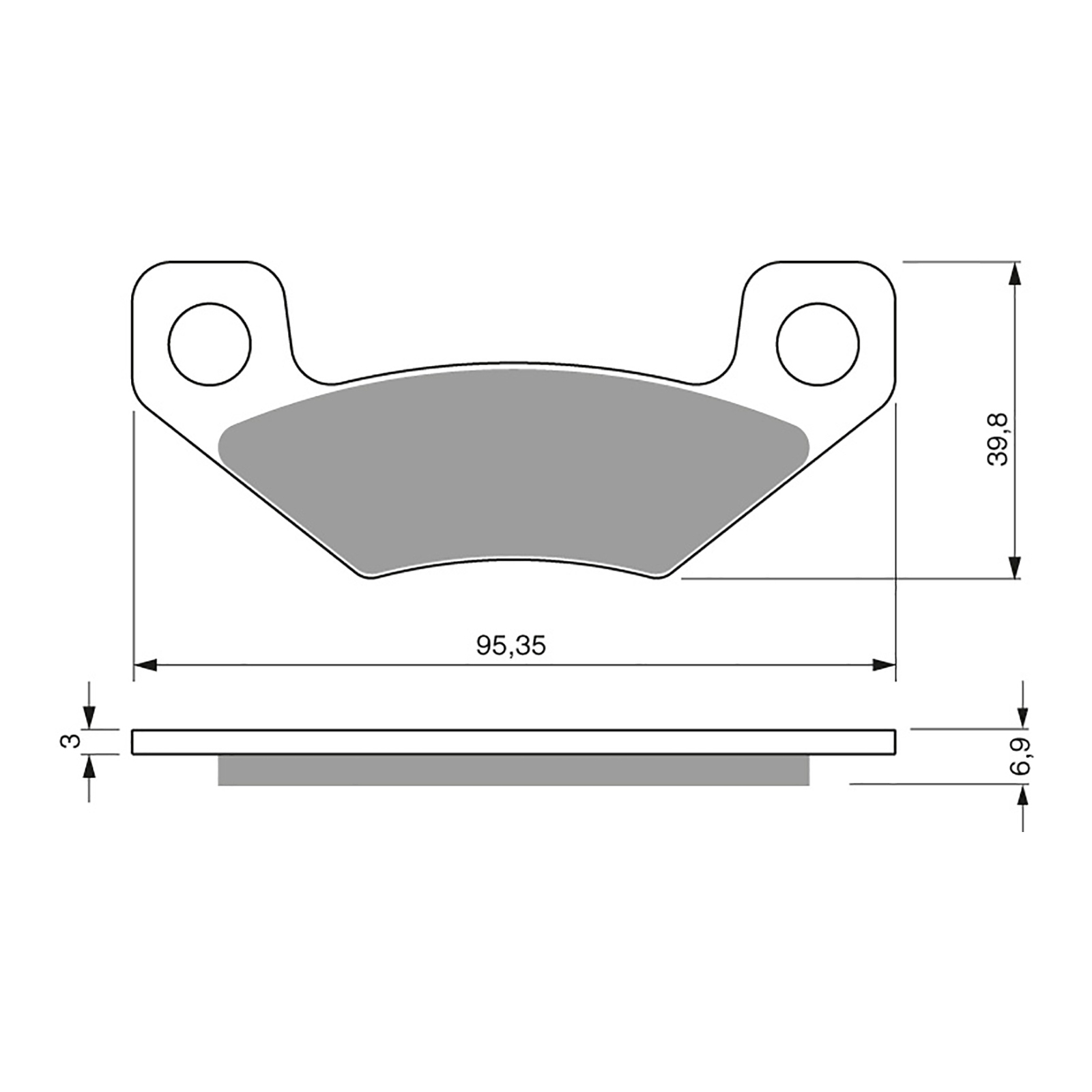 GOLDfren Brake Pads - K5 Off-Road Racing