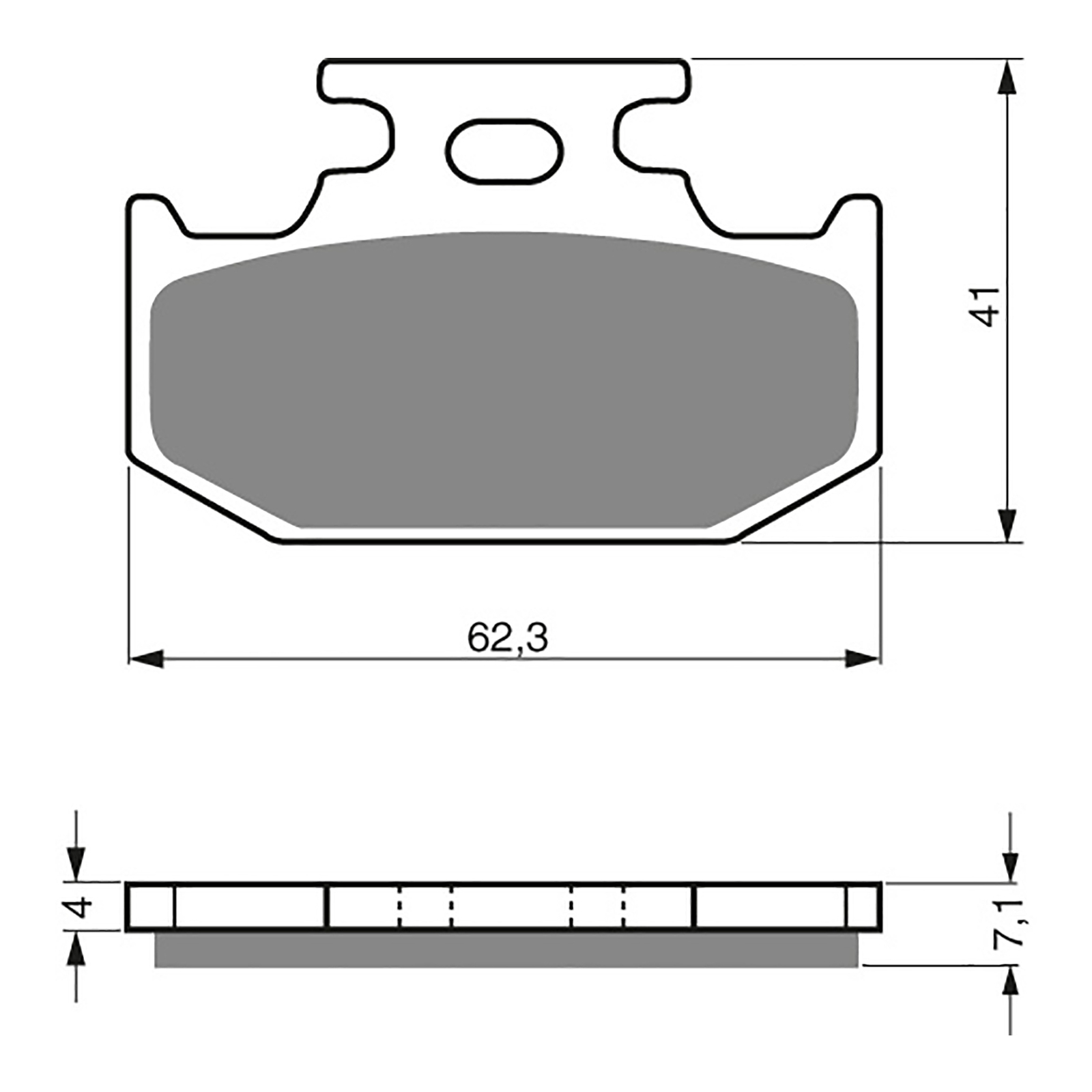 GOLDfren Brake Pads - K5 Off-Road Racing