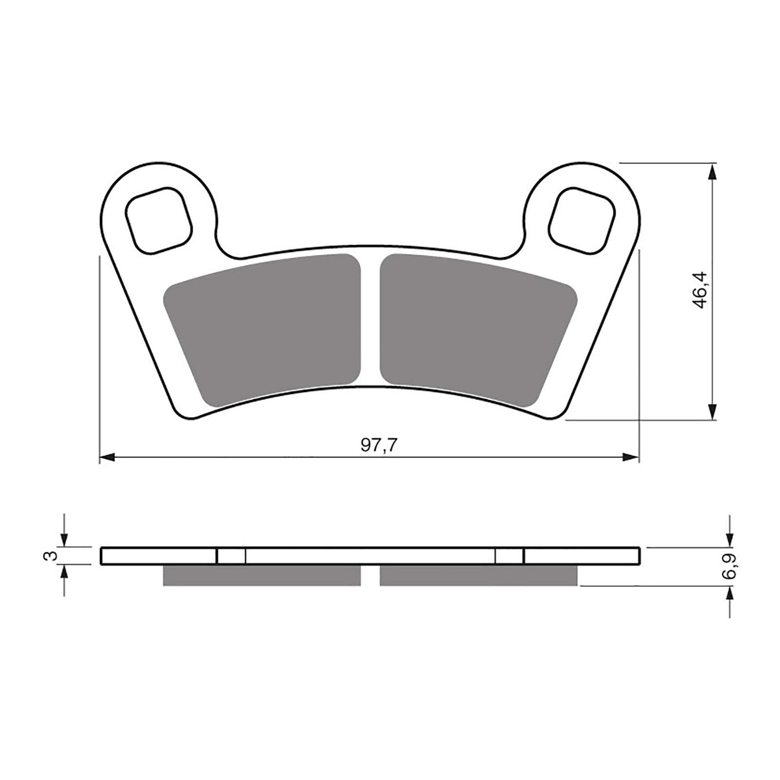 GOLDfren Brake Pads - K5 Off-Road Racing