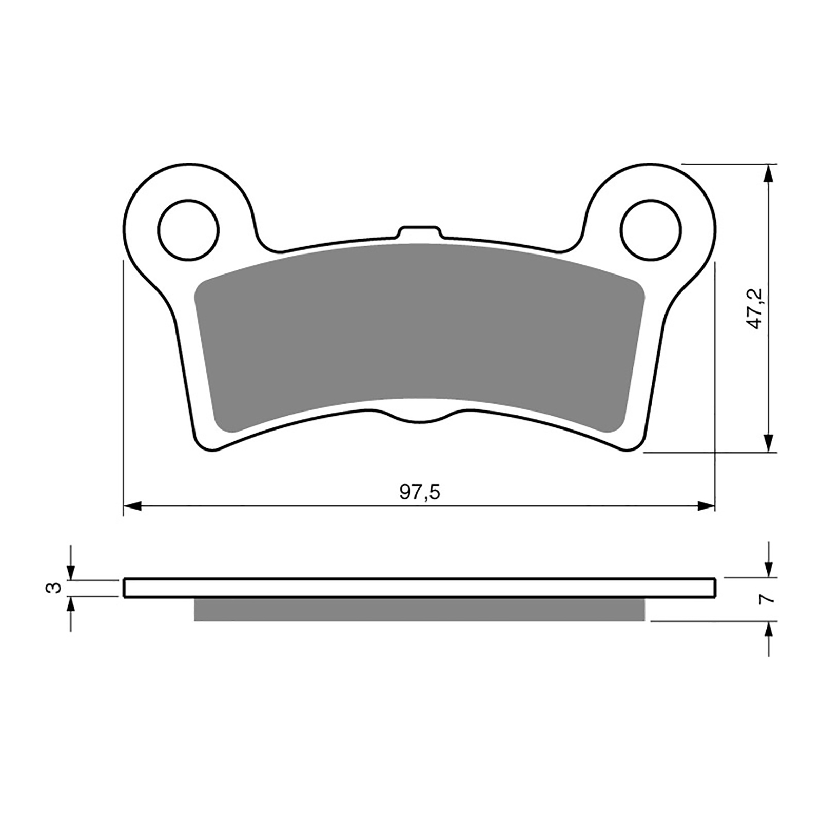 GOLDfren Brake Pads - S3 Sintered Sports