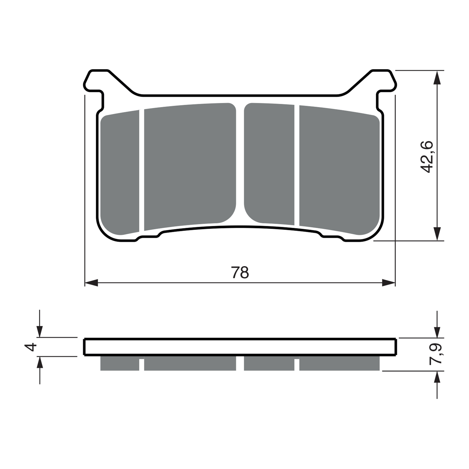 GOLDfren Brake Pads - S3 Sintered Sports