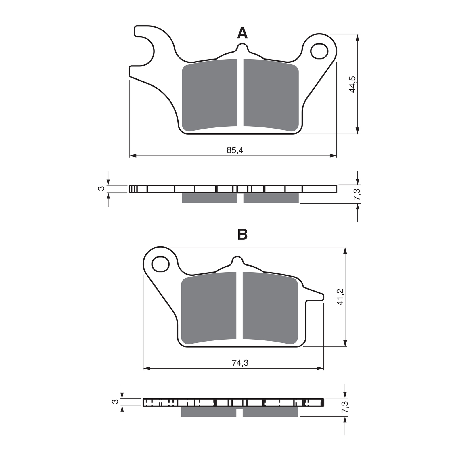 GOLDfren Brake Pads - S3 Sintered Sports