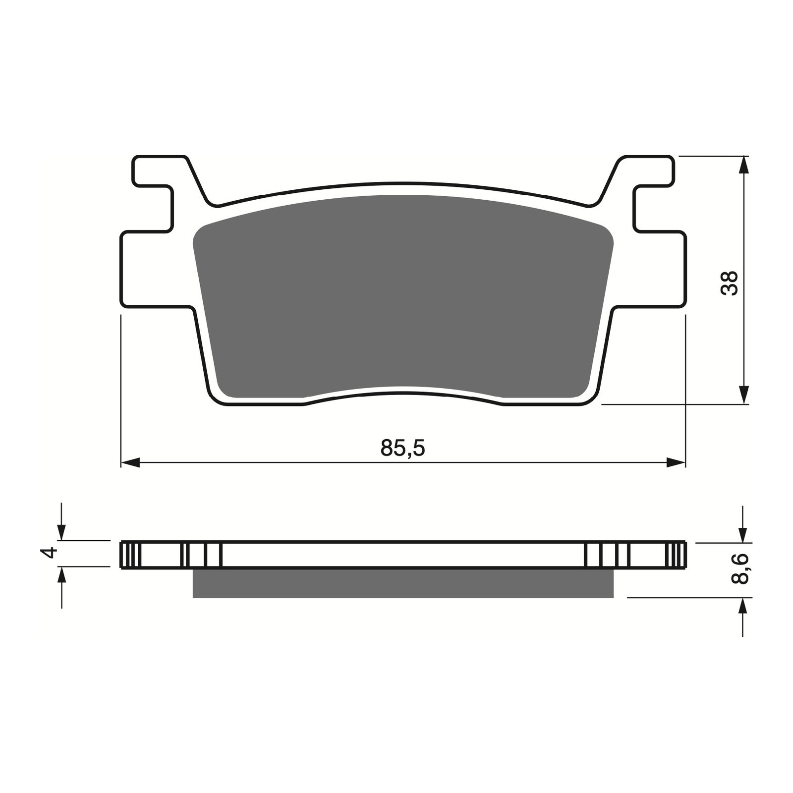 GOLDfren Brake Pads - K5 Off-Road Racing