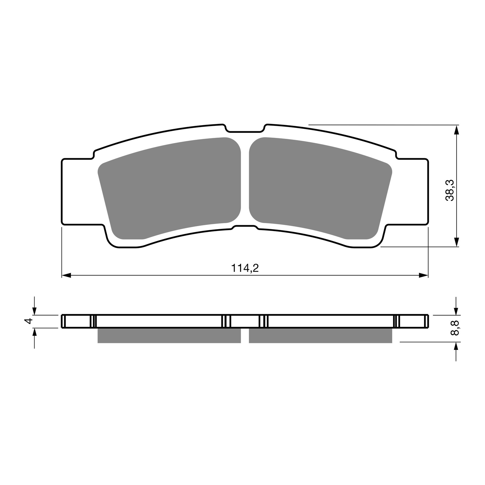 GOLDfren Brake Pads - K5 Off-Road Racing