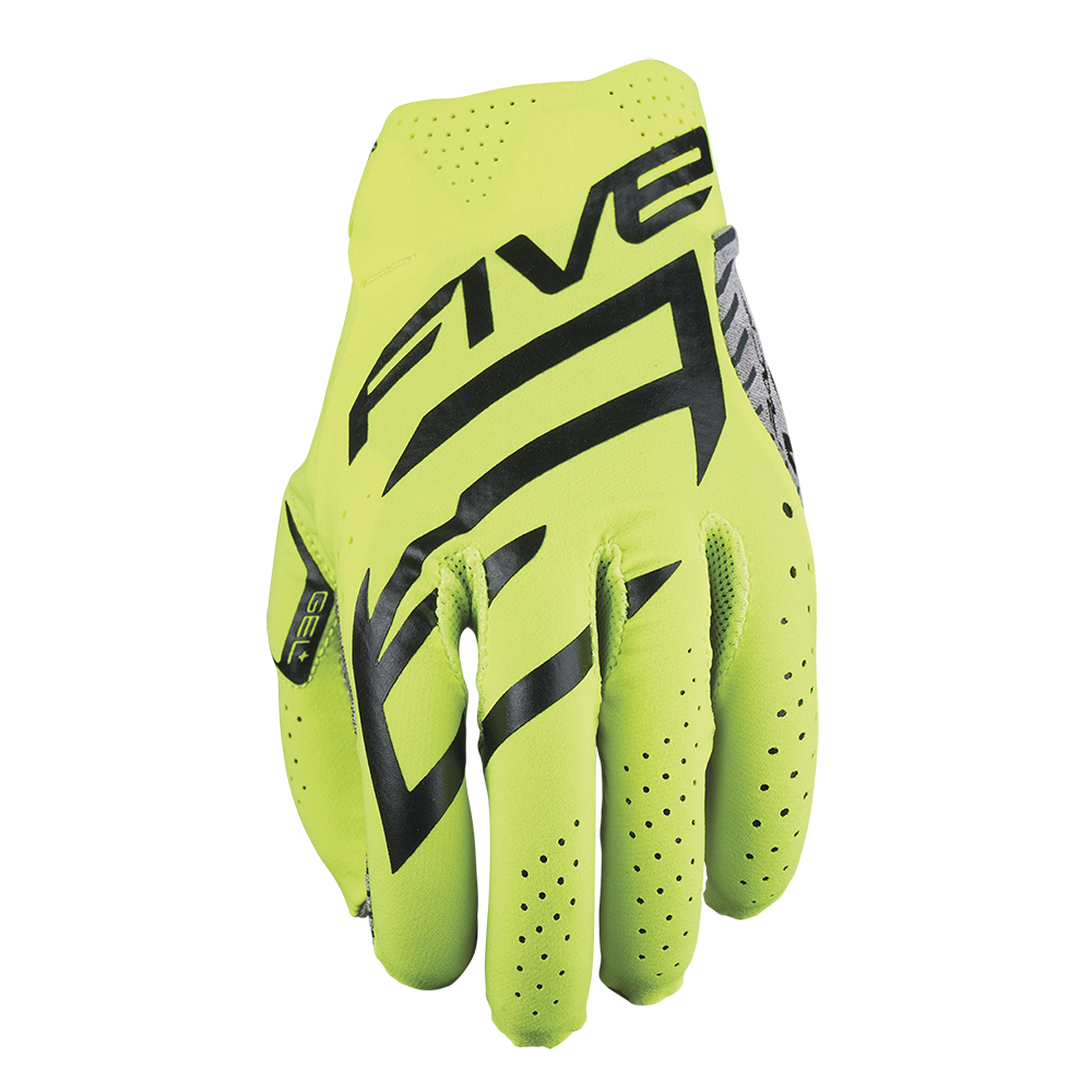 FIVE MXF RACE FLURO YELLOW - SMALL