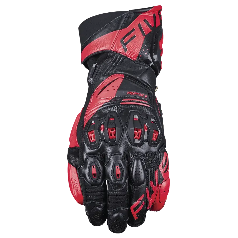FIVE RFX-1 EVO BLACK/RED GLOVES - SMALL