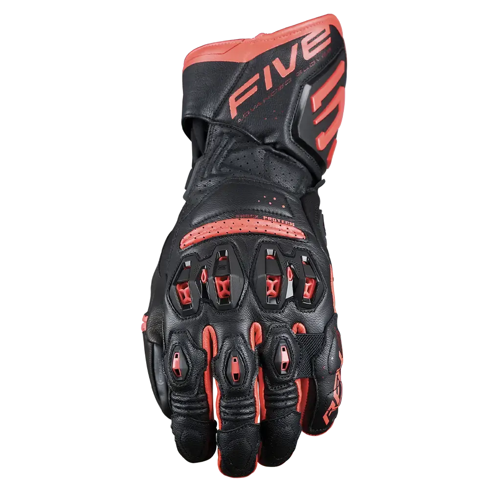 FIVE RFX-3 EVO BLACK/RED GLOVES - XL