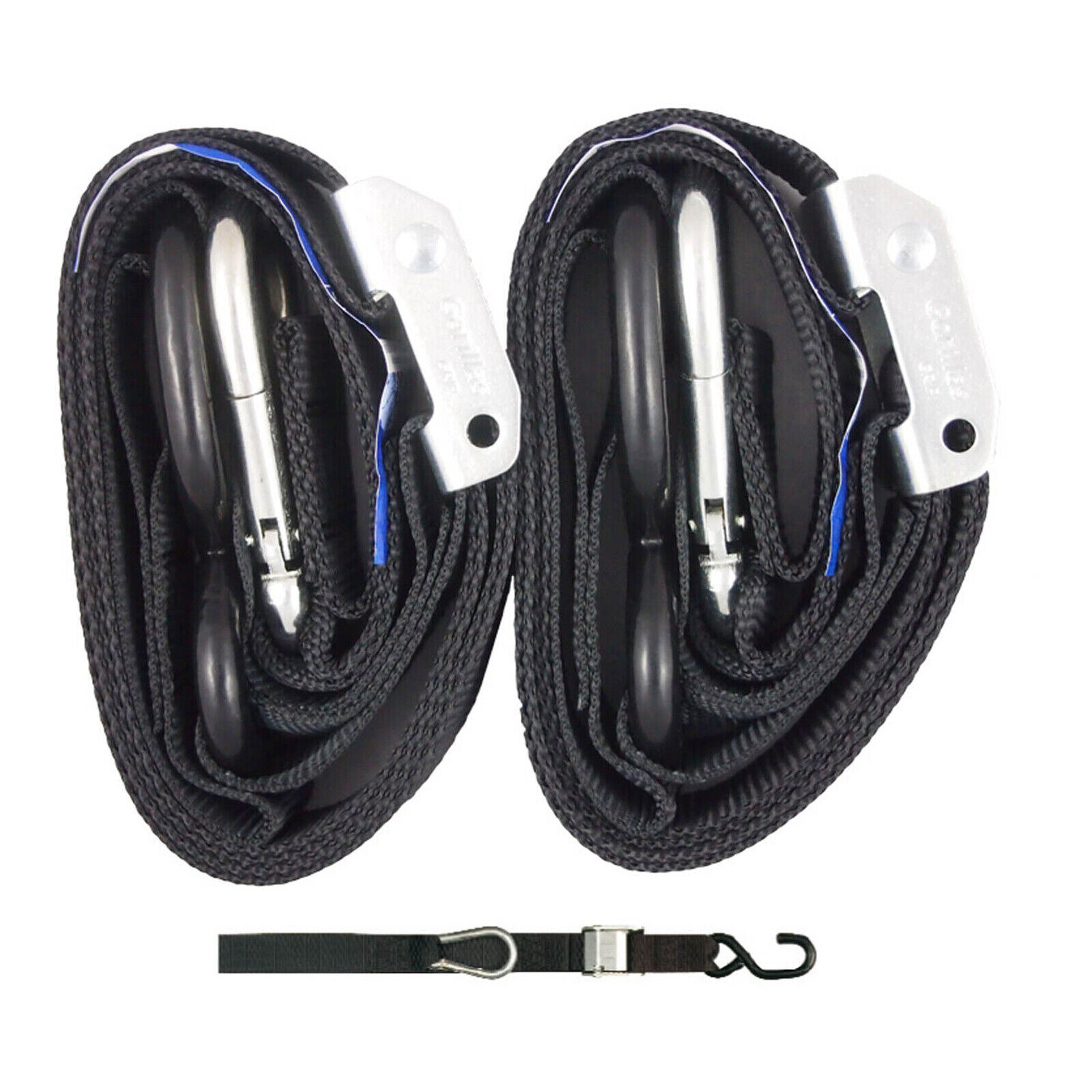 Gorillas Grip Tie Down 38mm S-Hook - Black / Black Loop