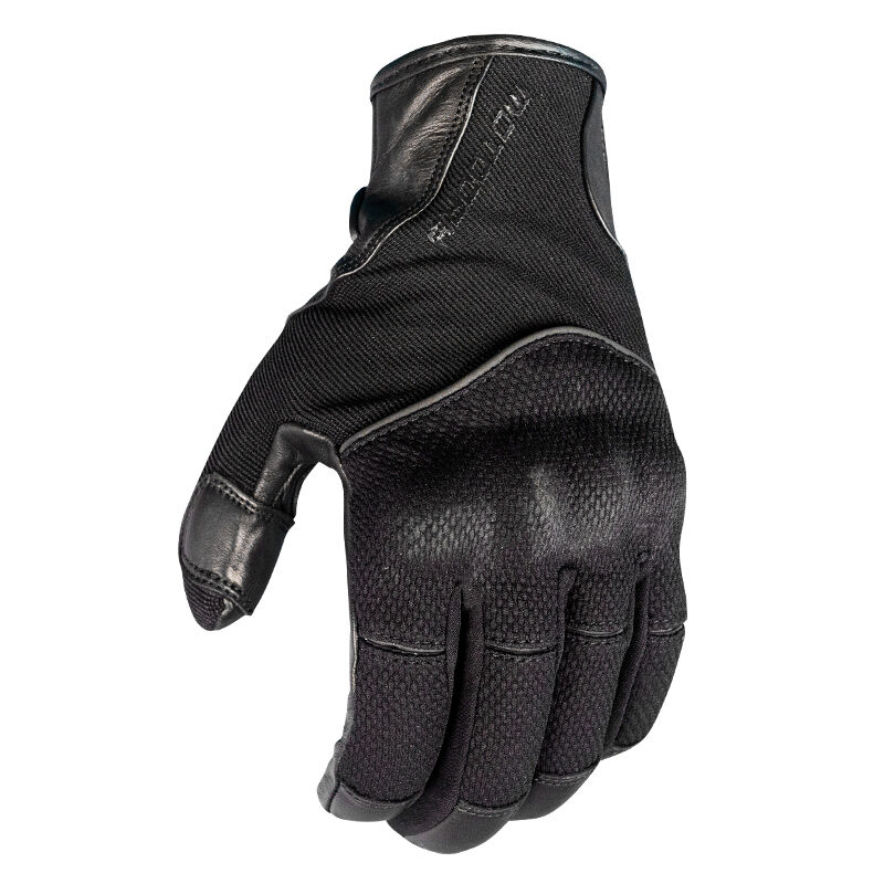 GLOVE M/DRY 'STAR' LEA/TEX BLK 3XL