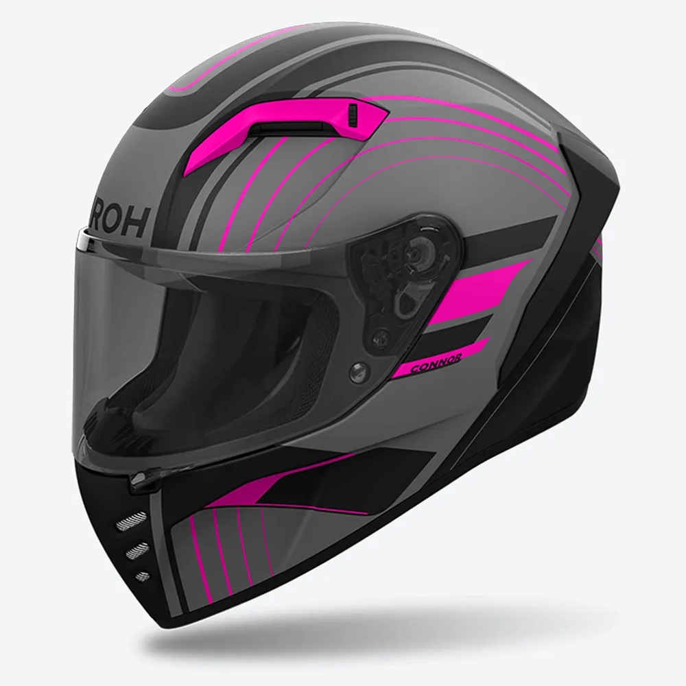 AIROH CONNOR 'ACHIEVE' PINK MATT HELMET -XS