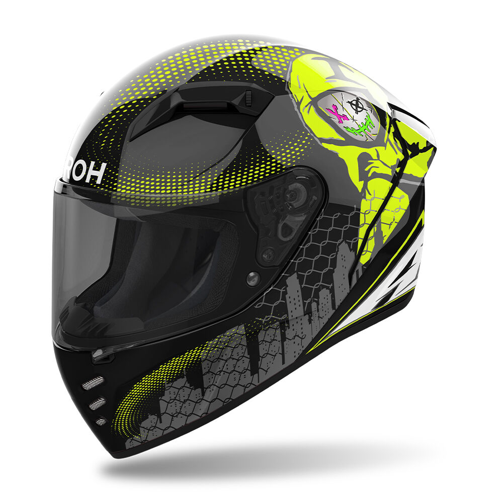 AIROH CONNOR 'GAMER' GLOSS HELMET -L