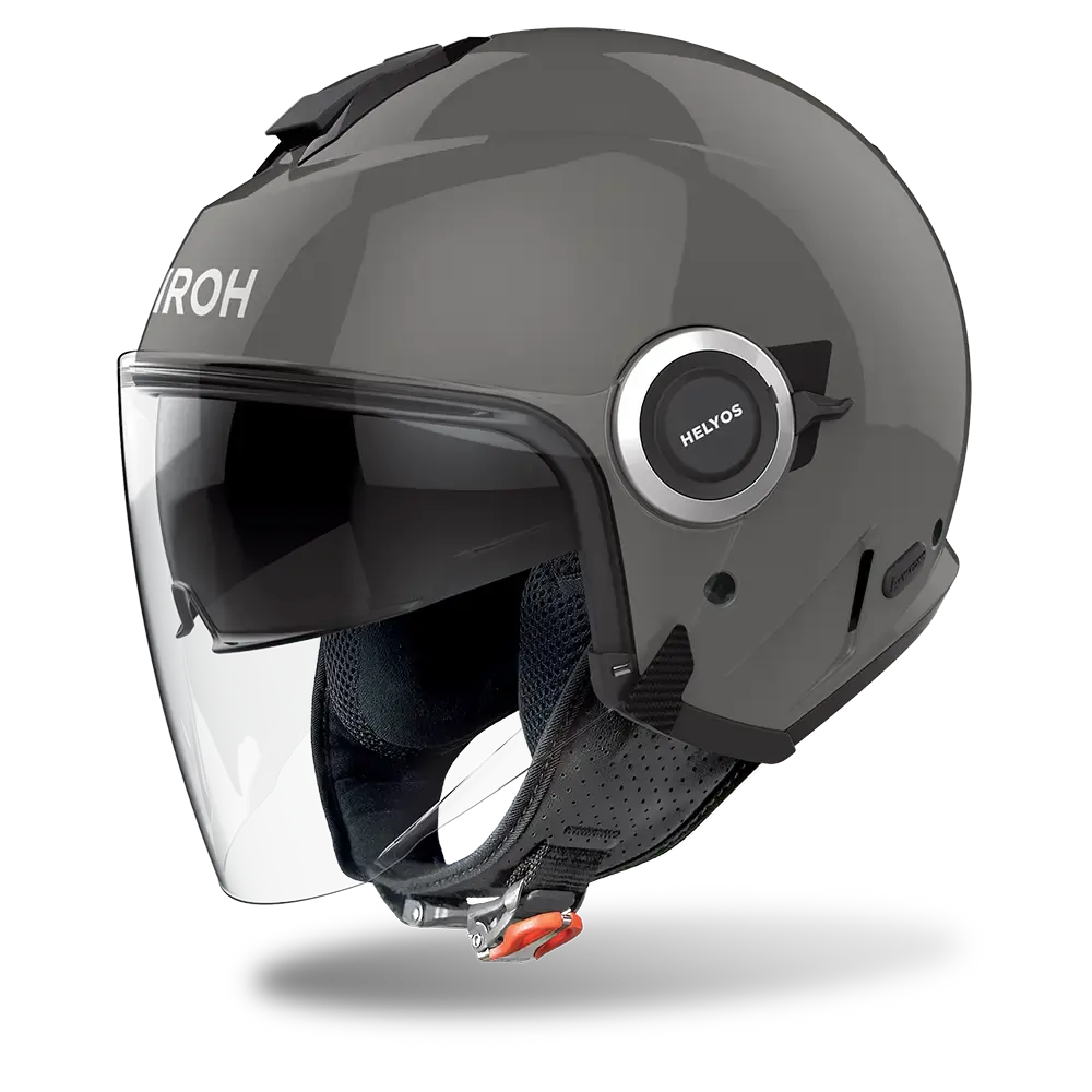 AIROH HELYOS DARK GREY GLOSS HELMET -S