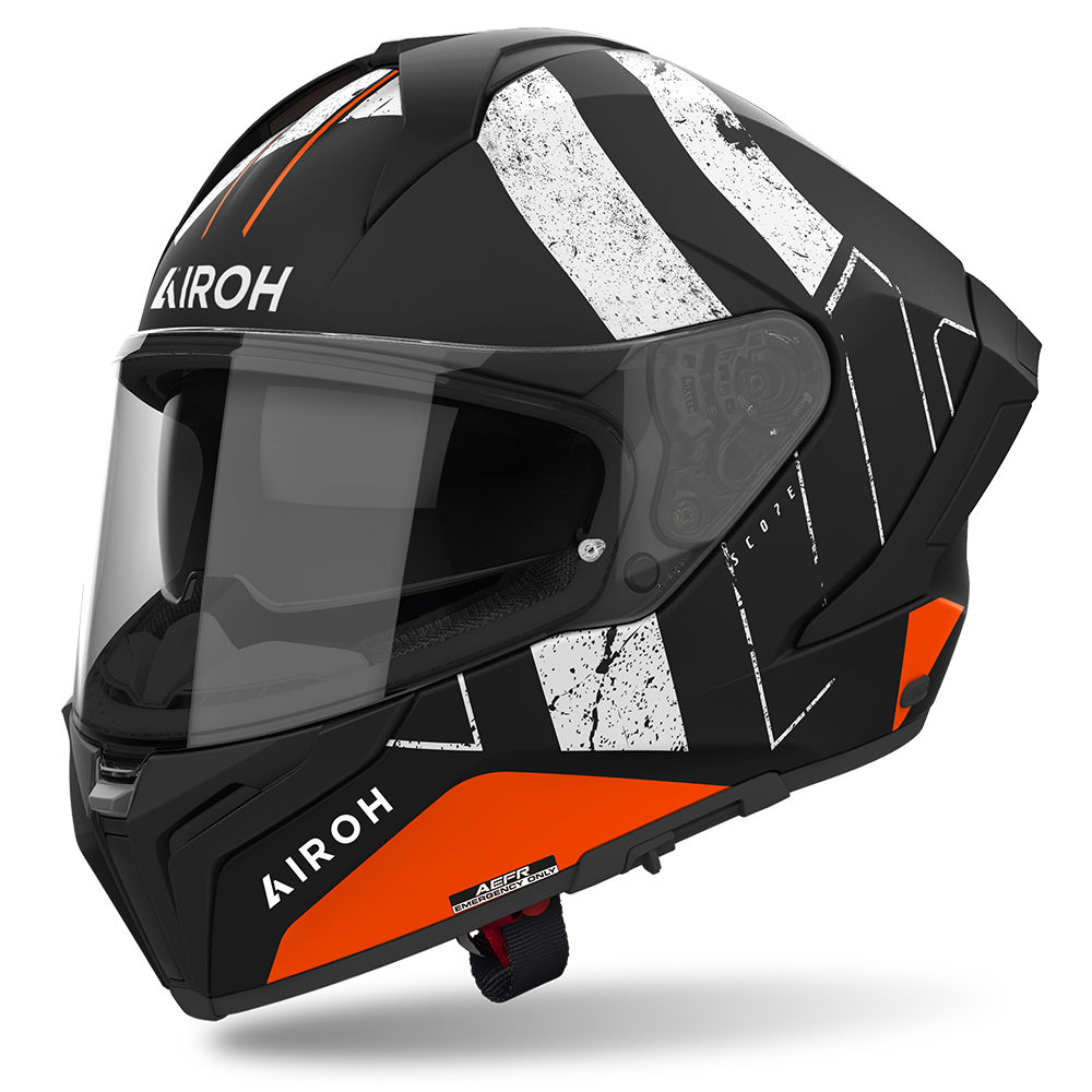 AIROH MATRYX SCOPE ORANGE MATT HELMET -S