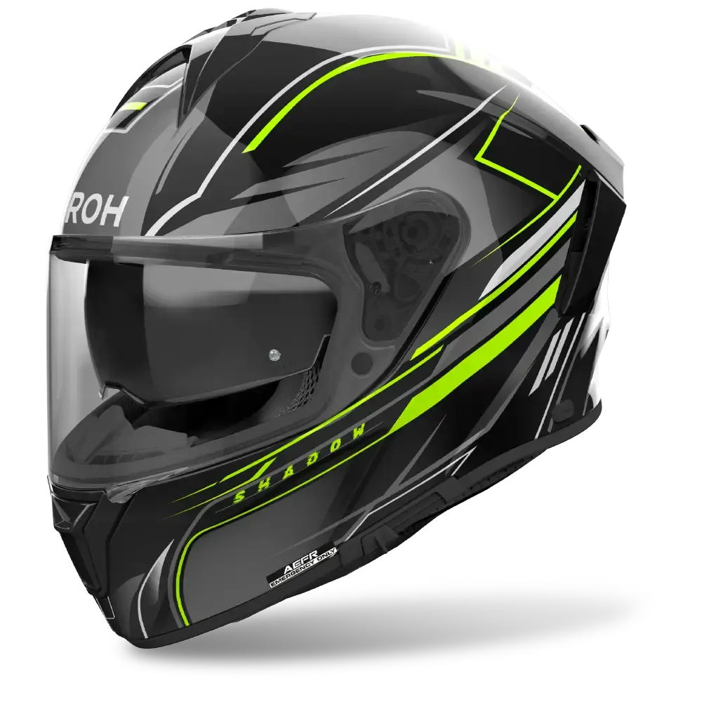 AIROH SPARK 2 SHADOW YELLOW GLOSS - S