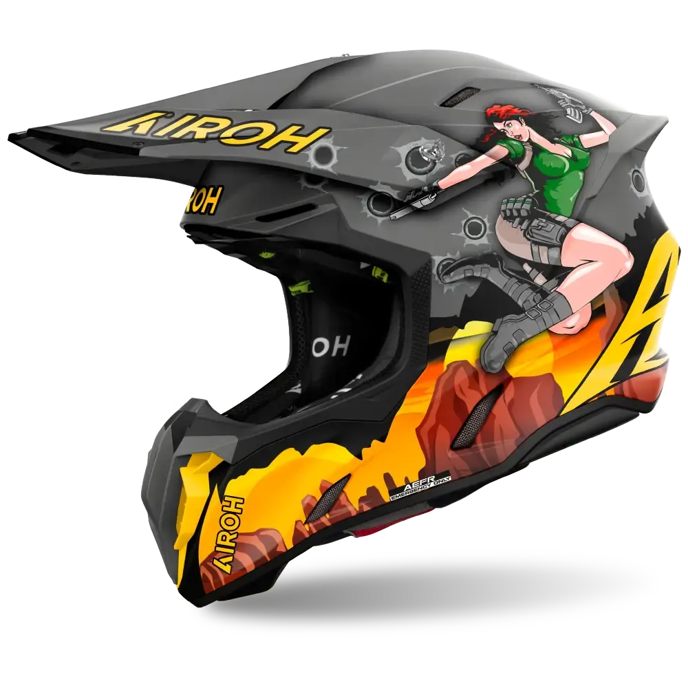 AIROH TWIST 3.0 ADVENTURE MATT - S
