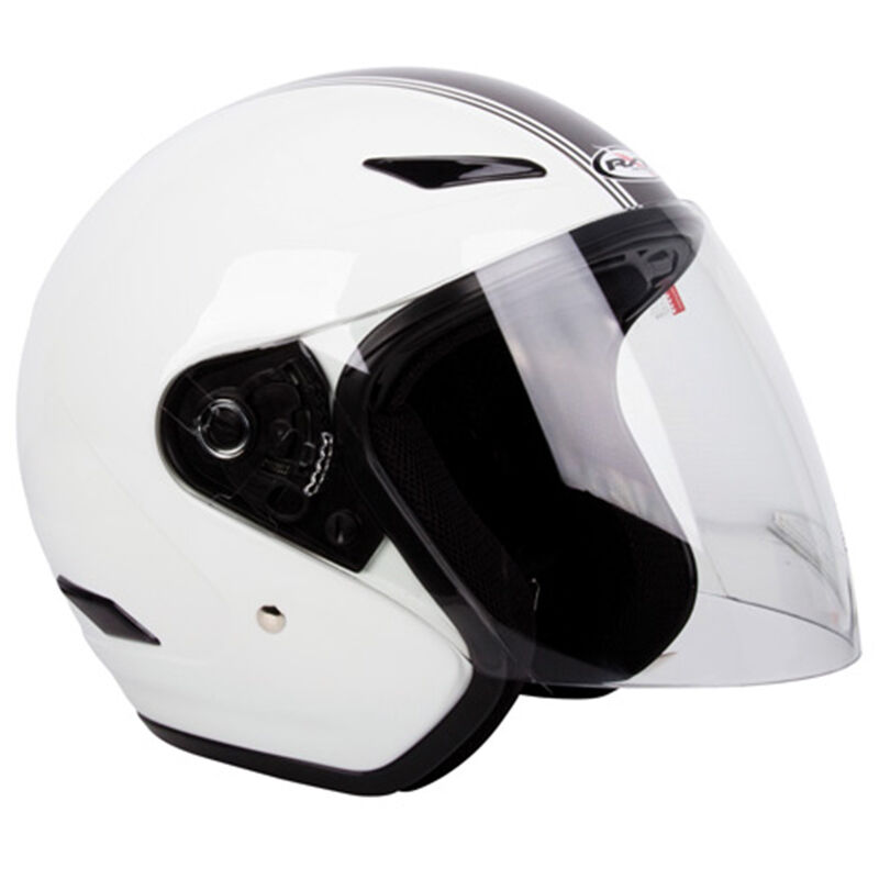 RXT METRO RETRO WHITE SILVER HELMET - XS