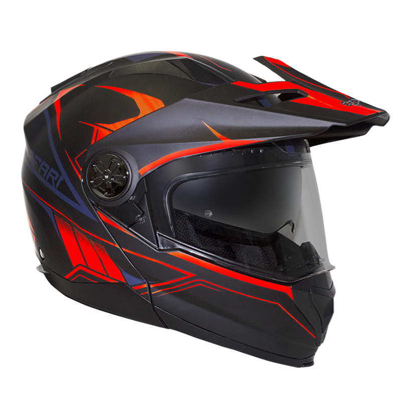RXT SAFARI MATT FLURO ORANGE HELMET - XL