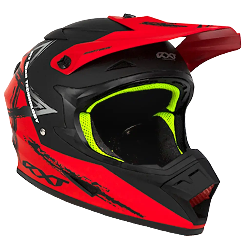RXT SECTOR WRATH MATT BLACK/RED HELMET - XL