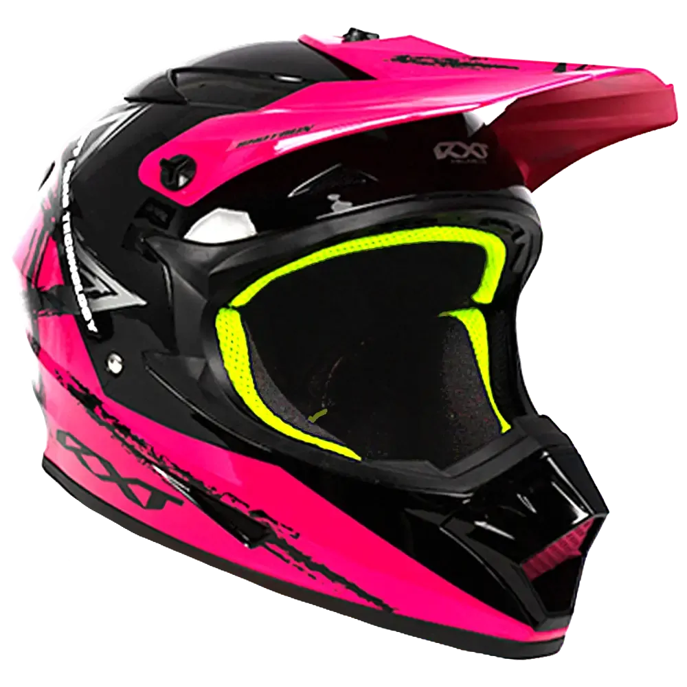 RXT SECTOR WRATH GLOSS BLACK/MAGENTA HELMET - XS