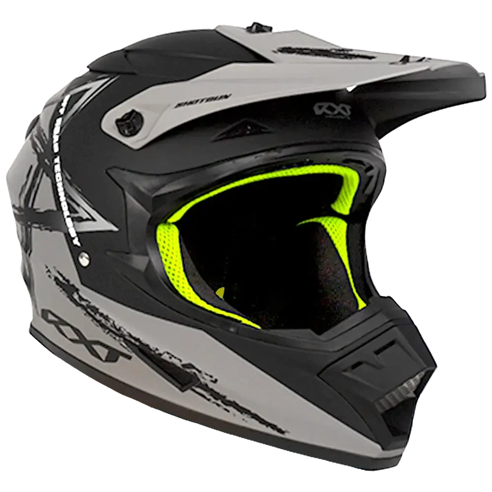RXT SECTOR WRATH MATT BLACK/GREY HELMET - XS
