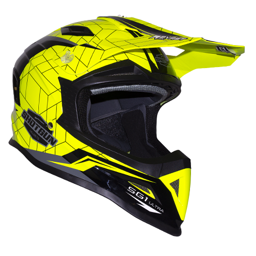RXT SG1 ULTRA SHOTGUN GLOSS NEON YELLOW HELMET - LARGE