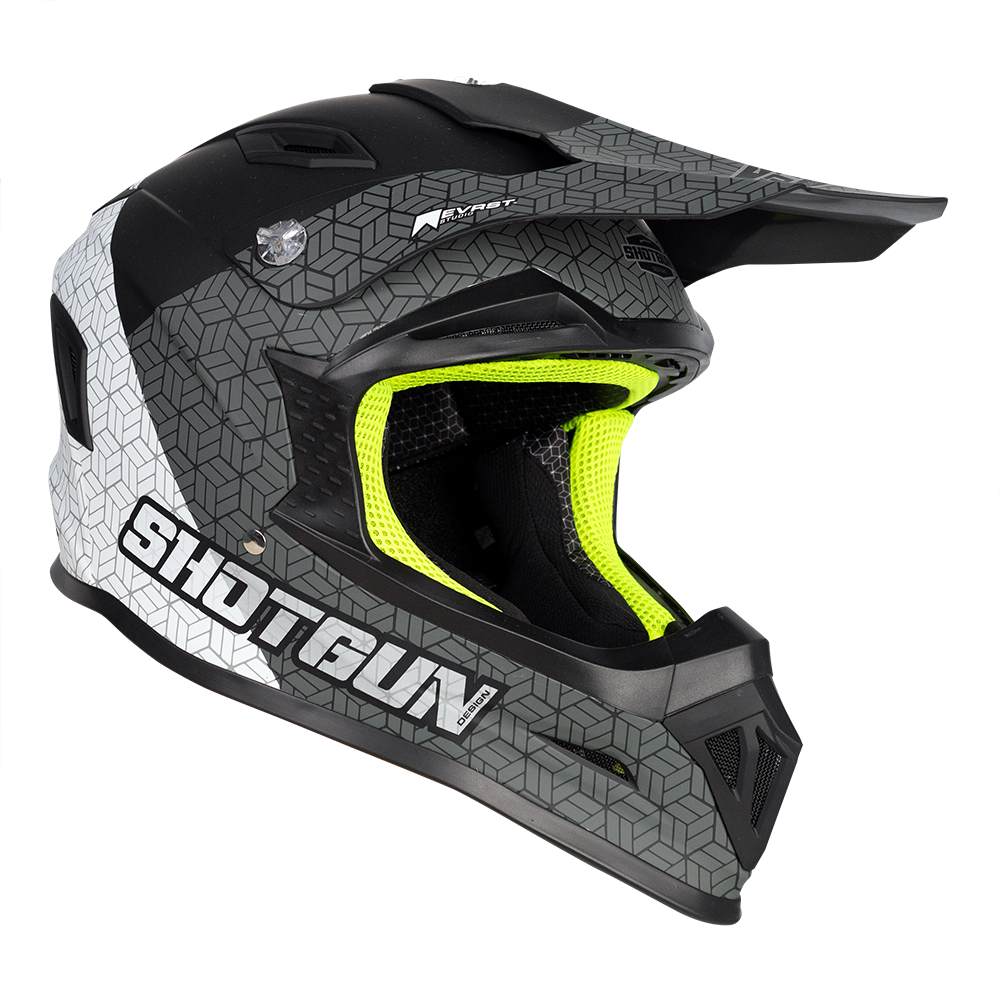RXT SG1 ULTRA+ PRISM MATT BLACK/GREY/WHITE HELMET - XL