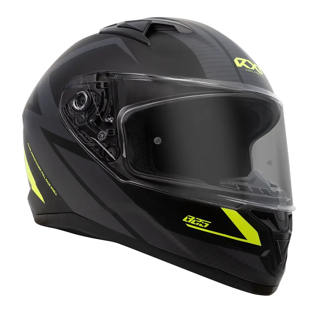 RXT SUZUKA MATT BLACK/GREY/FLURO - XL