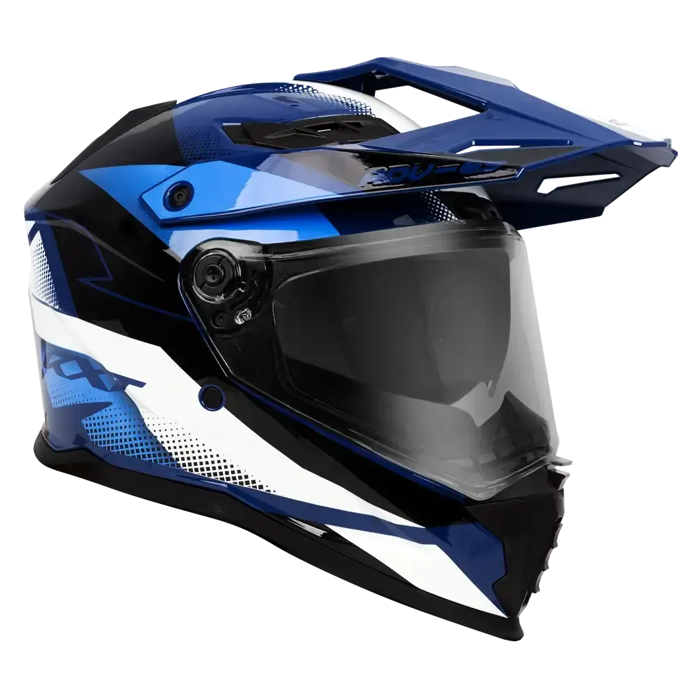 RXT ADV-65 GLOSS BLACK / GREY / BLUE - XL