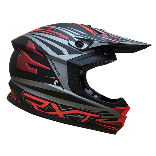 RXT ZENITH III BLACK/RED HELMET - XL